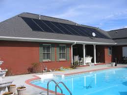 Swimming pool solar panels